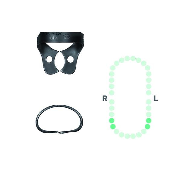 CRAMPON A DIGUE NO29 S. BLACK RDCM29X HU-FRIEDY