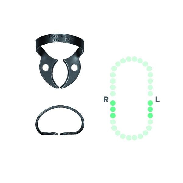 CRAMPON A DIGUE NOW7 S. BLACK RDCMW7X HU-FRIEDY