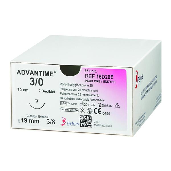 Advantime PETERS SURGICAL - 15D10J - Bote de 36