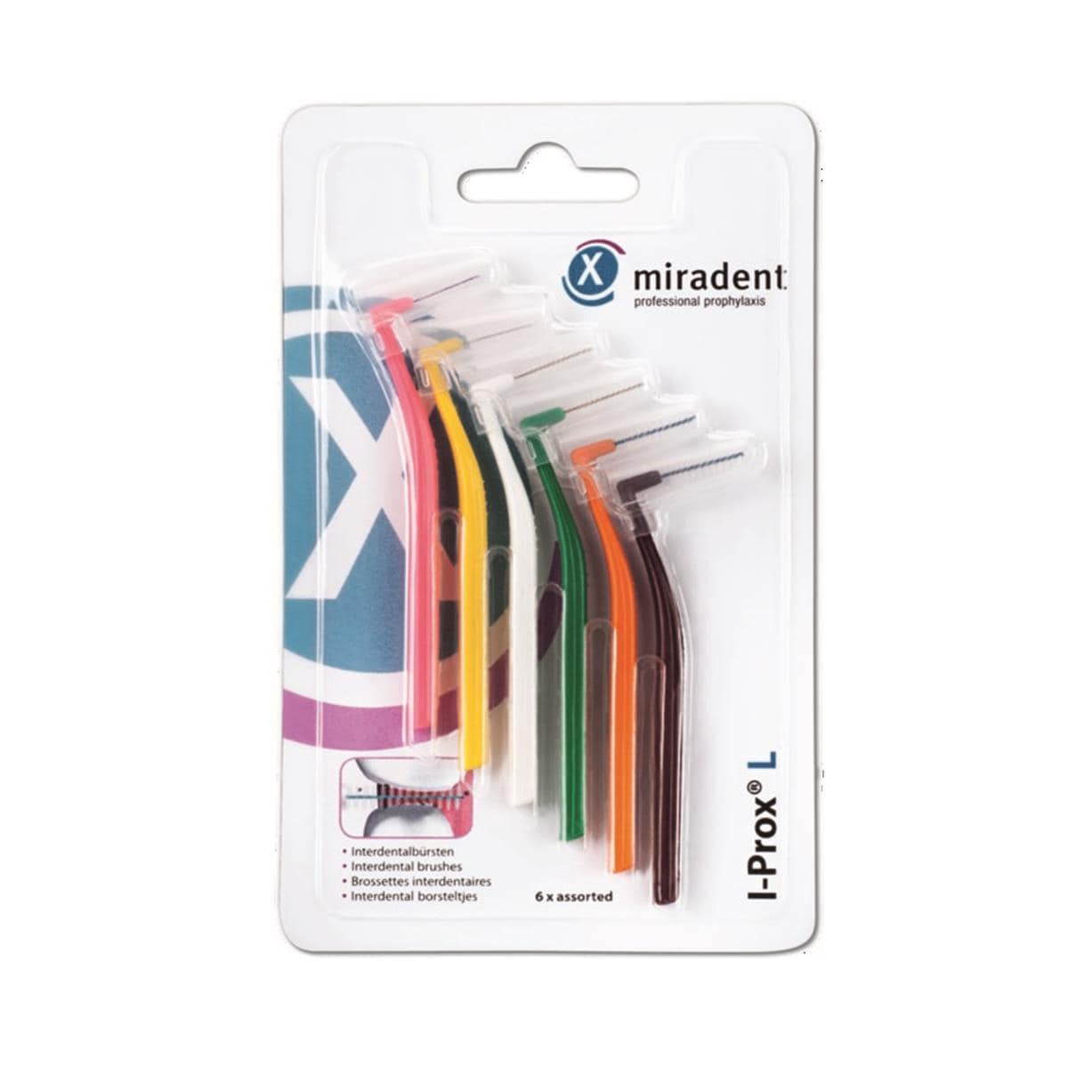 MIRADENT I-PROX L ASSORTIMENT (6) HAGER