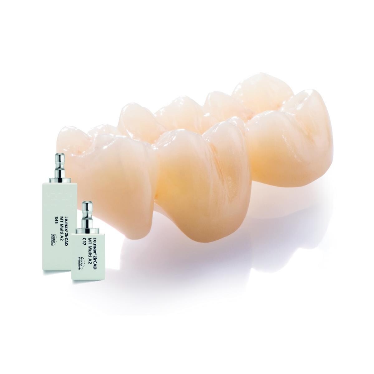 IPS e.max ZirCAD MT Multi IVOCLAR VIVADENT - Teinte D2 - Taille C17 - Bote de 5
