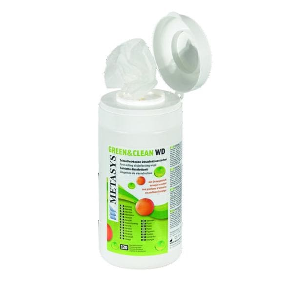 Lingettes Green & Clean WD METASYS - Bote de 120