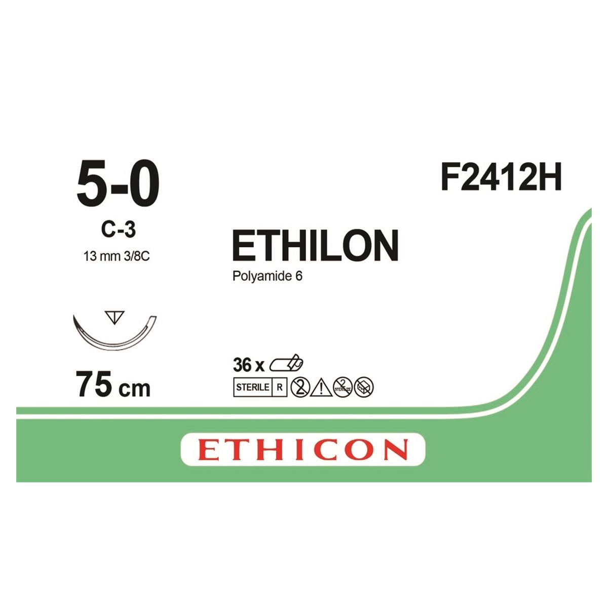 Suture - Ethilon - Noir - 36 units