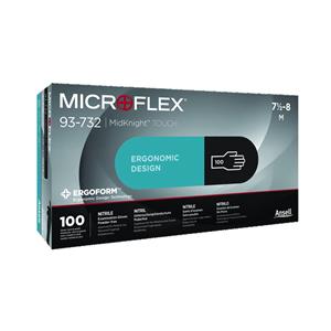 Gants Microflex MidKnight Touch - Taille XXL - Bote de 100 - ANSELL