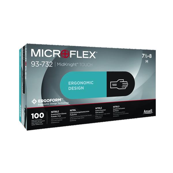 Gants Microflex MidKnight Touch - Taille XXL - Bote de 100 - ANSELL