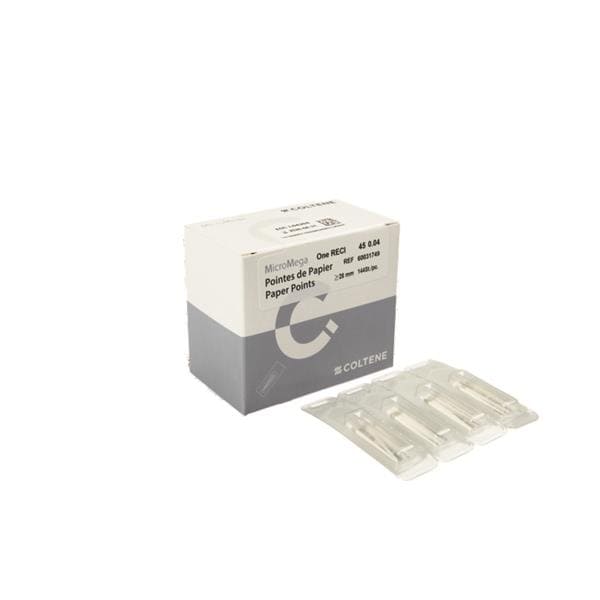 MicroMega One RECI Pointes papier 45/.04 CP 144 pices