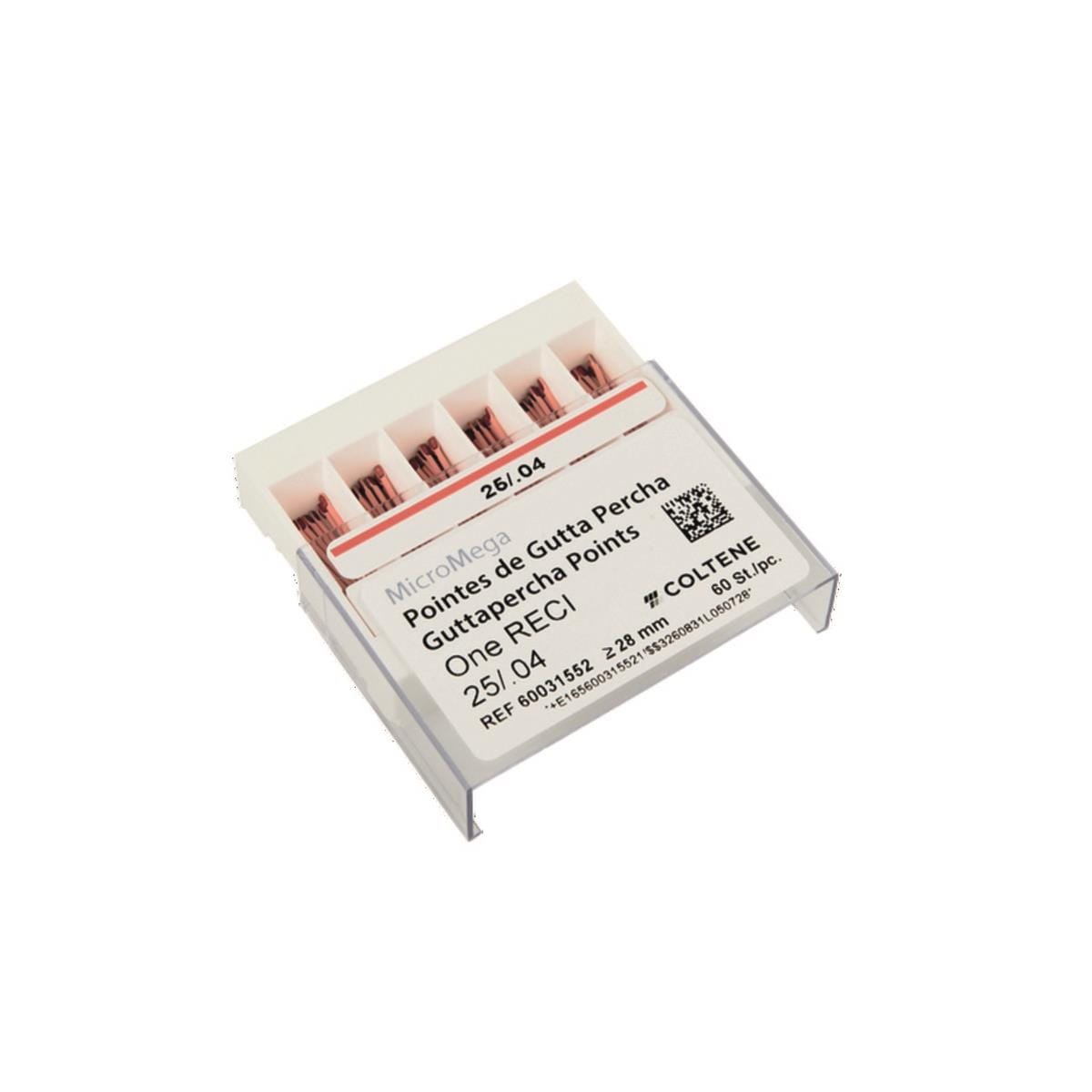 MicroMega One RECI Guttapercha 25/.04 DB 60 pices