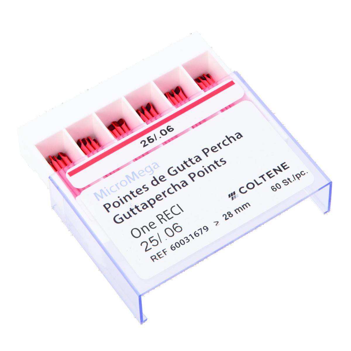 MicroMega One RECI Guttapercha 35/.04 DB 60 pices