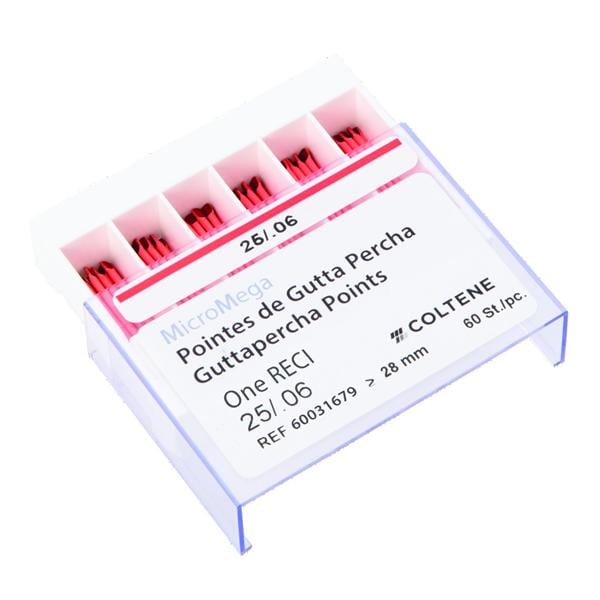 MicroMega One RECI Guttapercha 25/.0~ DB 60 pices