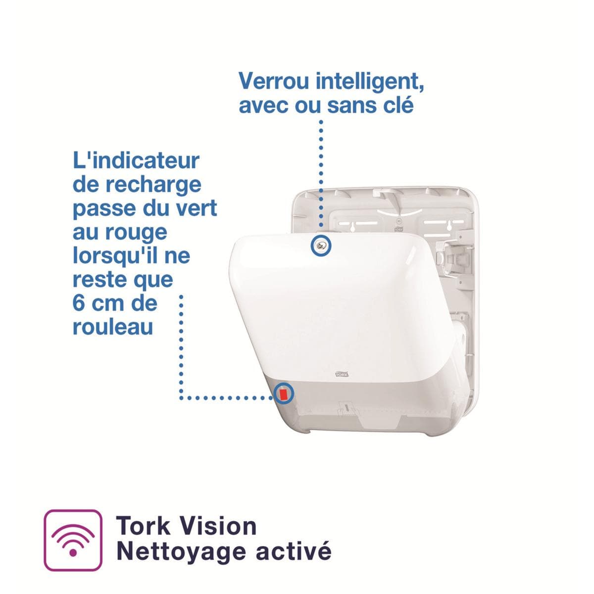 Distributeur Tork Matic pour essuie-mains en rouleau H1 - ESSITY