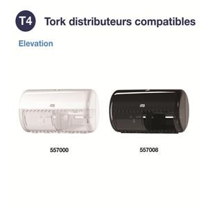 papier toilette doux blanc 2 plis - 6 paquets de 198 feuilles - TORK