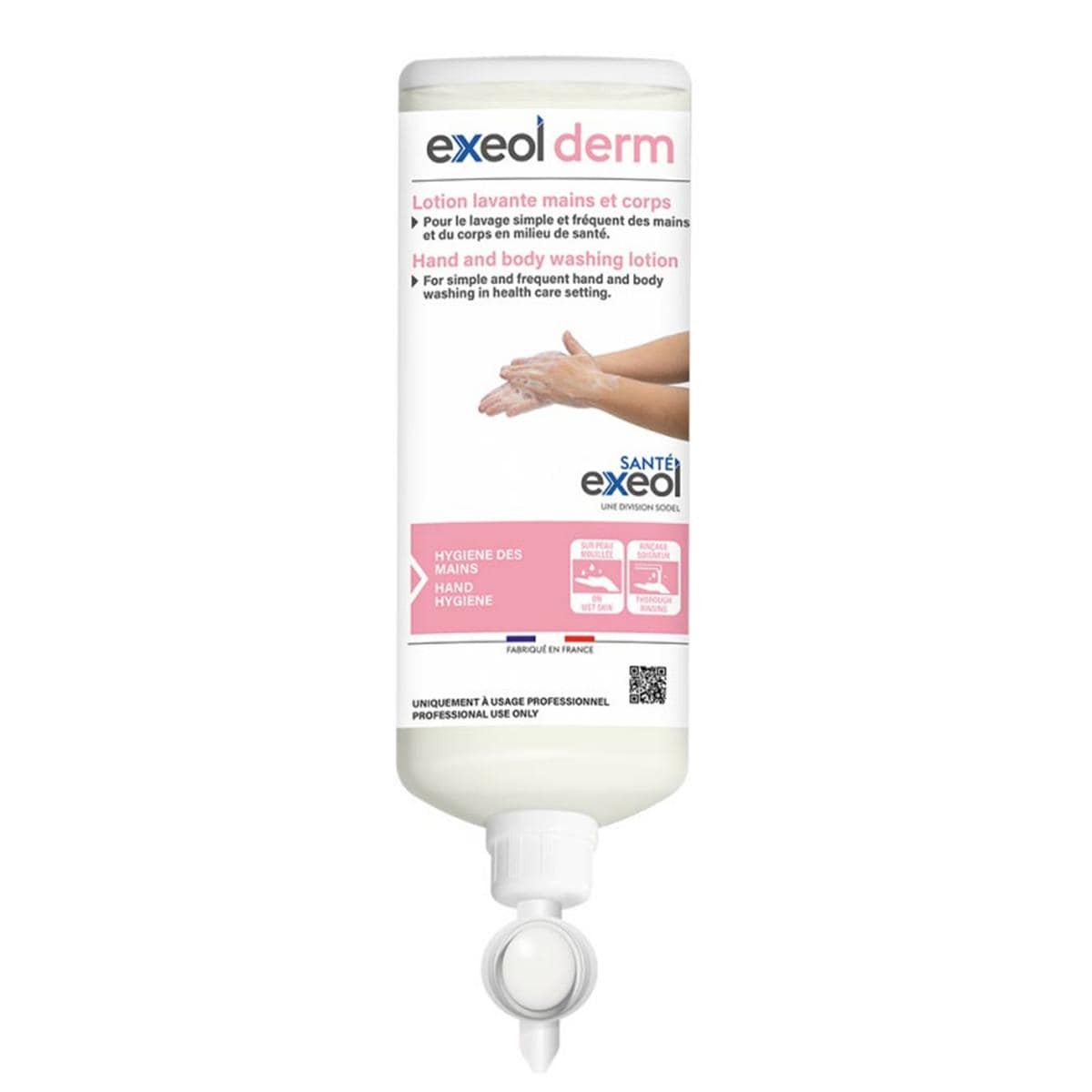 Exeol Skin lotion lavante main Flacon 1L Airless ALKAPHARM