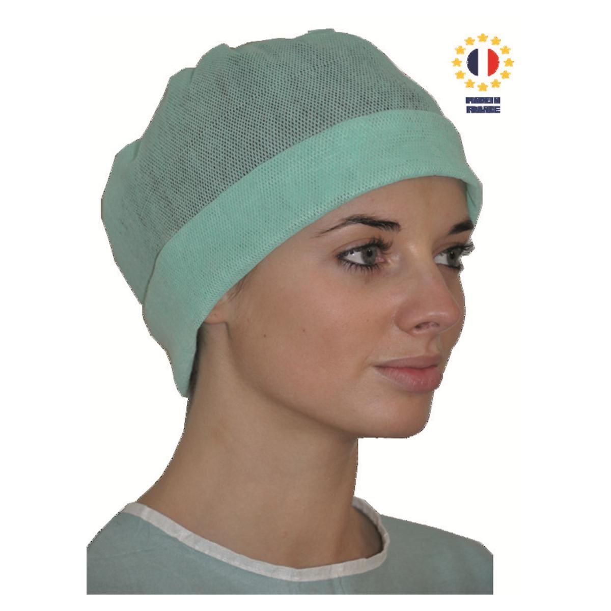 Bonnets verts en boite distributrice (100) - Medicom