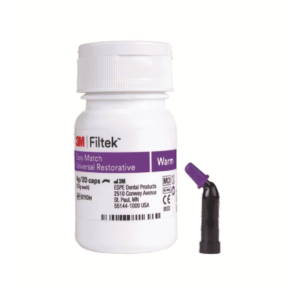 Filtek Easy Match Universal 3M - Rassort - 6210B - Claire - 0.2 g, Capsule, 20/BT