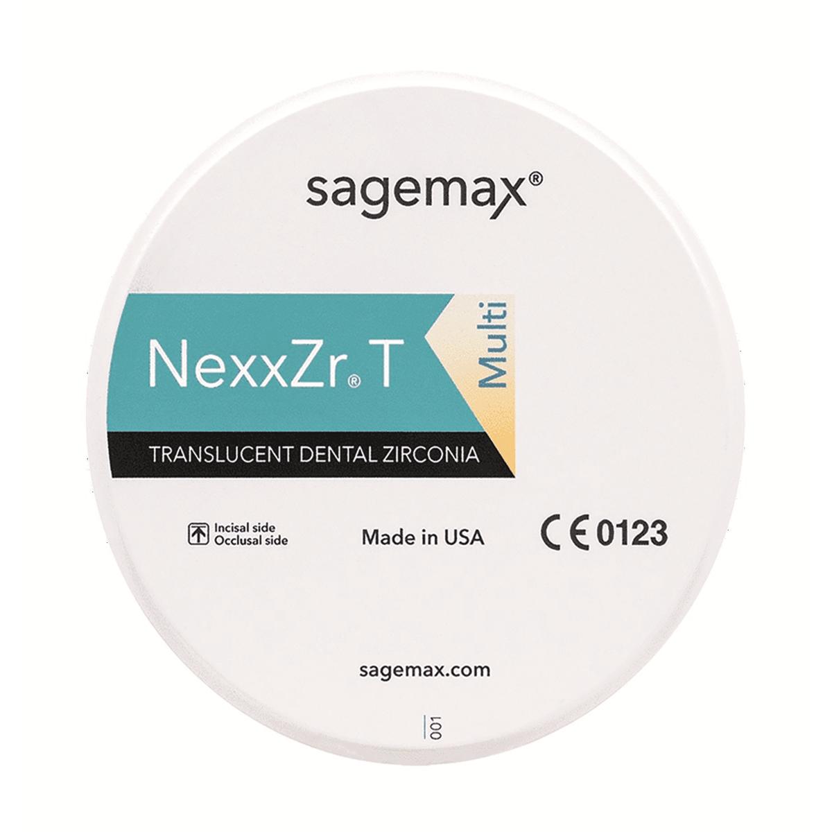 Disque de zircone NexxZr T Multi - D2 - Le disque 25 mm