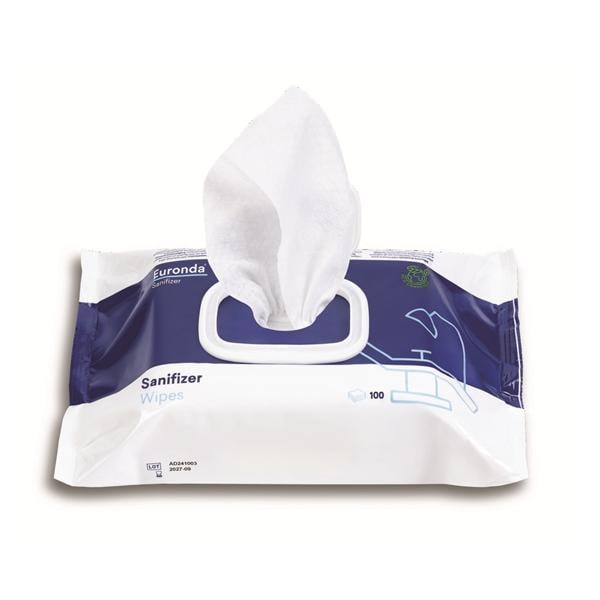 Lingettes Sanifizer - Flowpack - (100) - EURONDA