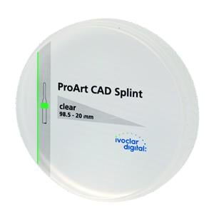 Disque ProArt CAD Splint clear 98.5-20mm/1