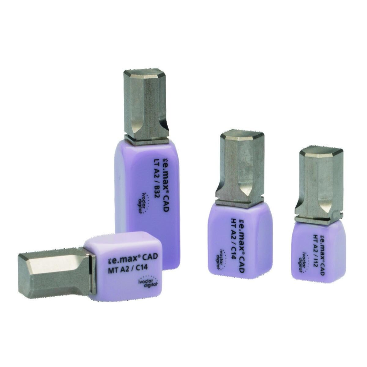 Bloc IPS e.max CAD HT avec attache PrograMill D4 C14/5 IVOCLAR