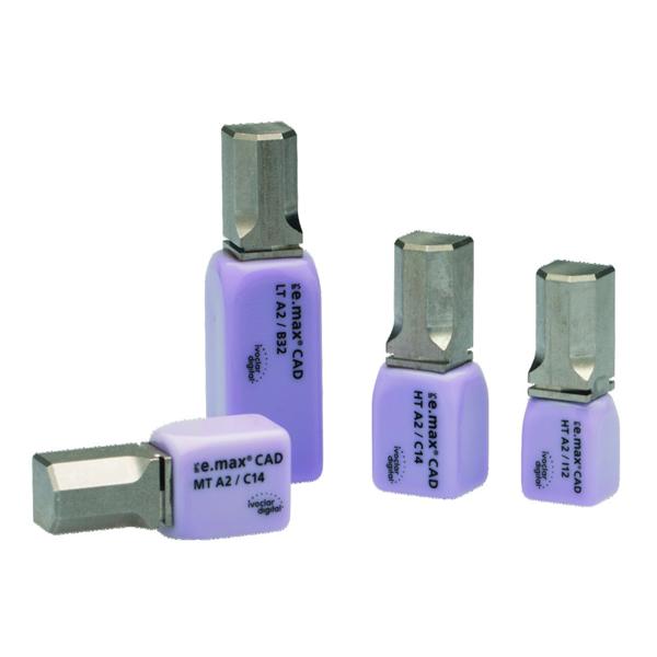 Bloc IPS e.max CAD HT avec attache PrograMill D4 C14/5 IVOCLAR