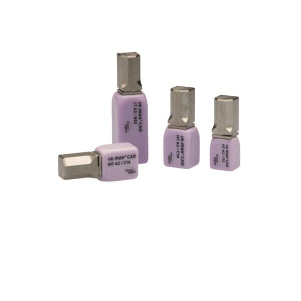Bloc IPS e.max CAD LT avec attache PrograMill D2 C16/5 IVOCLAR