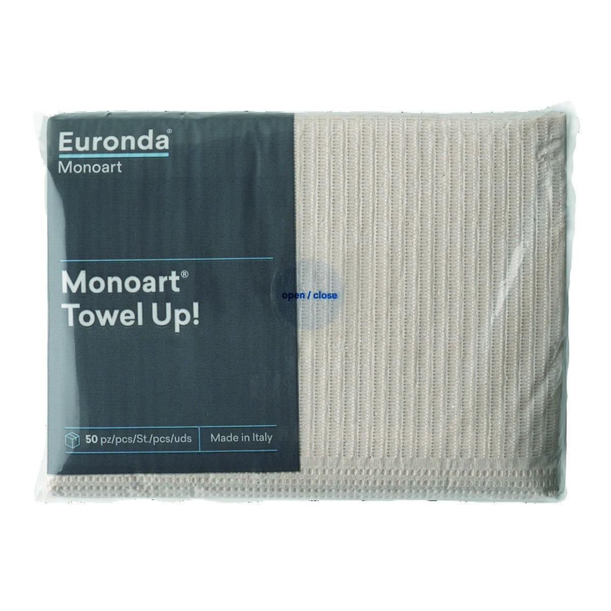 Monoart - Serviettes - Towel Up Natura - 10x50 - Euronda