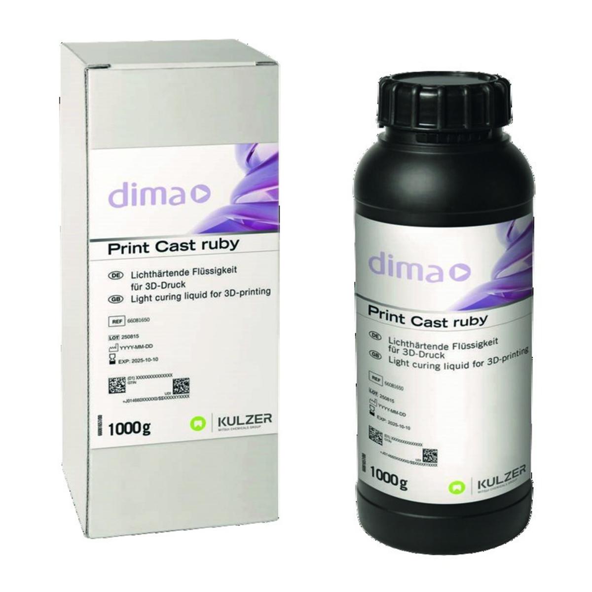 Cara Rsine 3D dima Print Cast Ruby KULZER 1kg