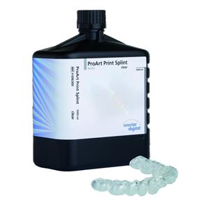 Rsine d'impression 3D ProArt Print Splint Clear PrograPrint 1L IVOCLAR