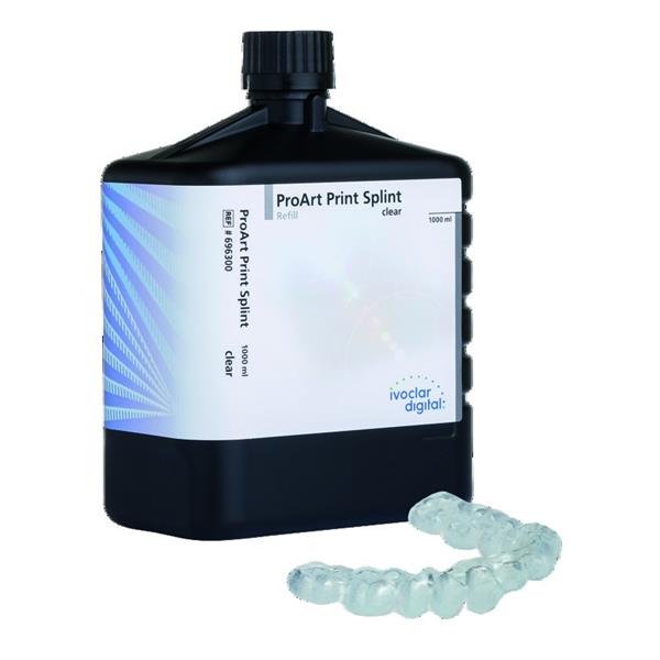 Rsine d'impression 3D ProArt Print Splint Clear PrograPrint 1L IVOCLAR