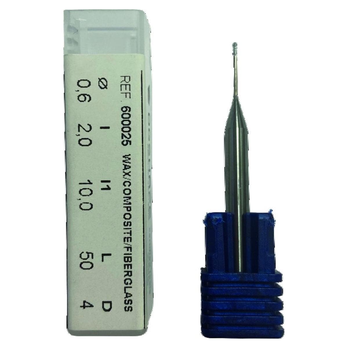 Fraise hmisphrique 2 lames 0,6 mm recharge Masterkit Roland DGSHAPE