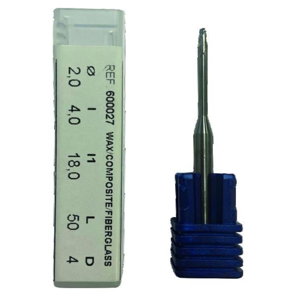 Fraise hmisphrique 2 lames 2 mm recharge Masterkit Roland DGSHAPE