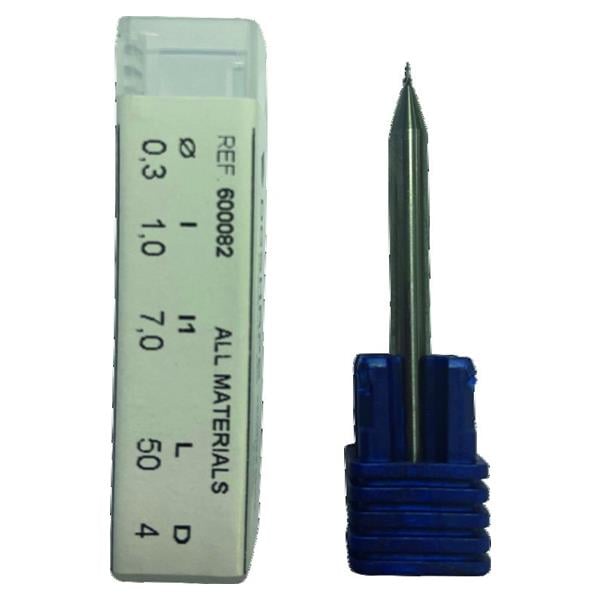 Fraise hmisphrique 0,3 mm recharge Masterkit Roland DGSHAPE