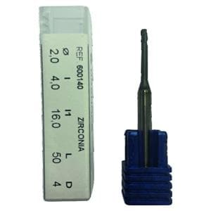 Fraise hmisphrique diamante 3 lames 2 mm recharge Masterkit Roland DGSHAPE