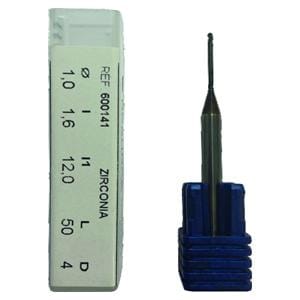 Fraise hmisphrique diamante 3 lames 1 mm recharge Masterkit Roland DGSHAPE