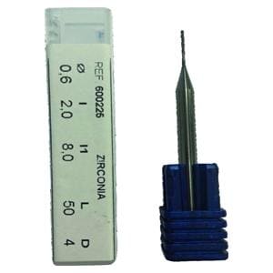 Fraise hmisphrique diamante 3 lames 0,6 mm recharge Masterkit Roland DGSHAPE