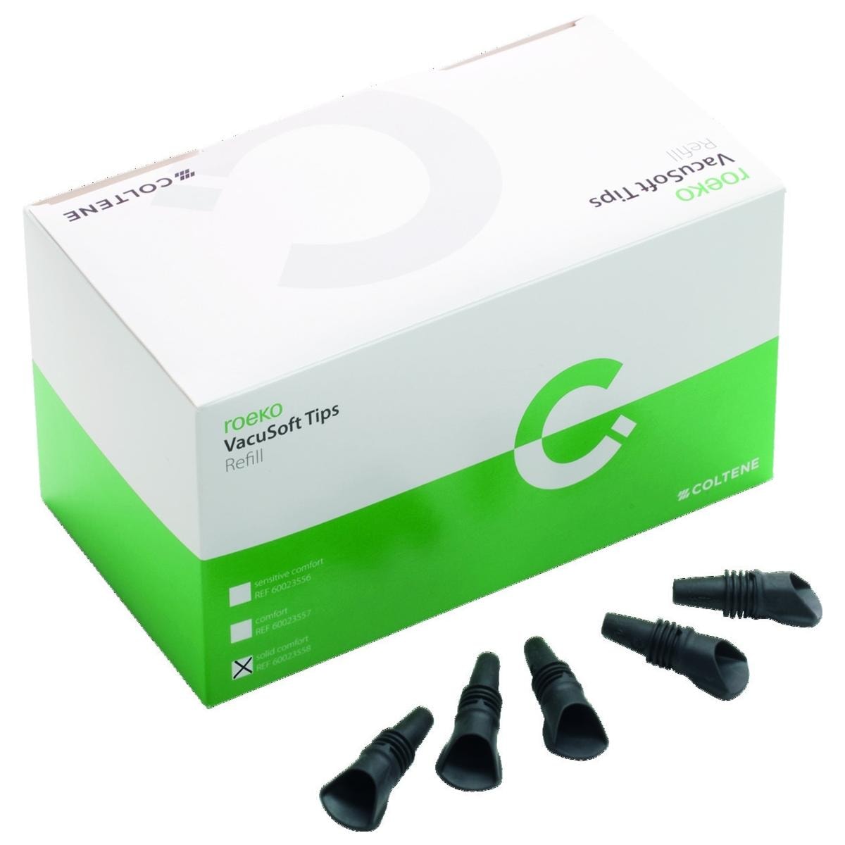 Rassort VacuSoft Embout noir solide 200 pcs.