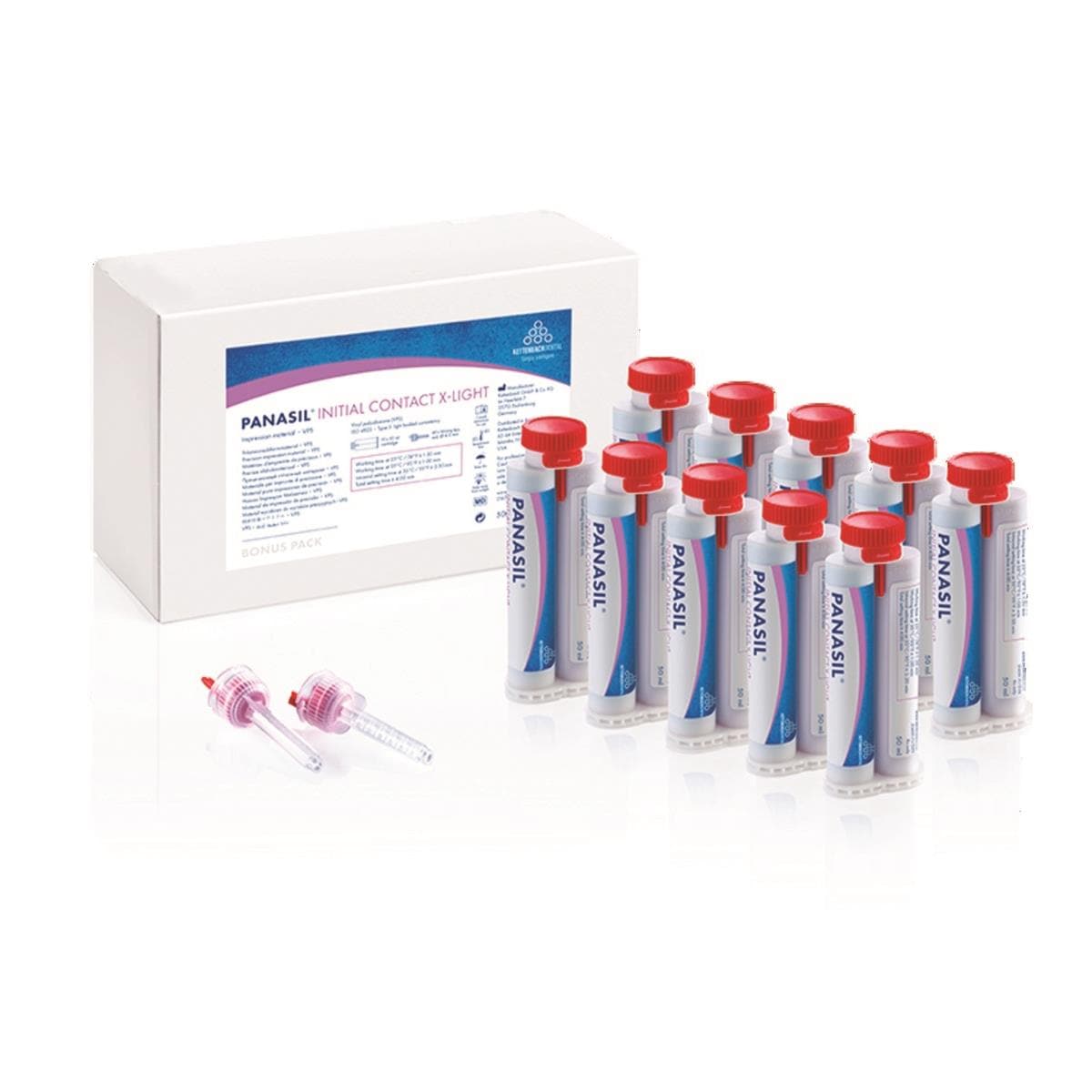 Panasil Initial Contact - X-light - 10 x 50ml - KETTENBACH