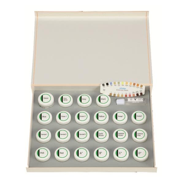 Coffret de poudres c�ramique - EX-3 External Stain Kit - Kuraray Noritake