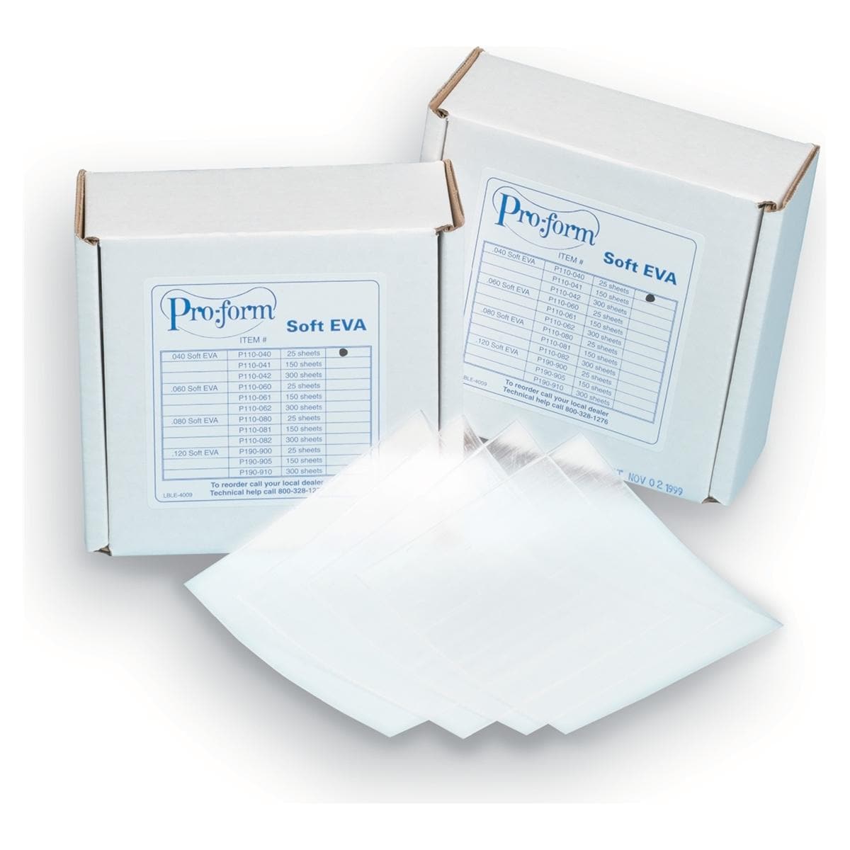 Plaques Soft Eva Transparentes 080 (25) KEYSTONE
