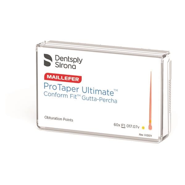 ProTaper Ultimate Conform Fit Gutta-Percha Points FX (bote de 60) Dentsply Sirona
