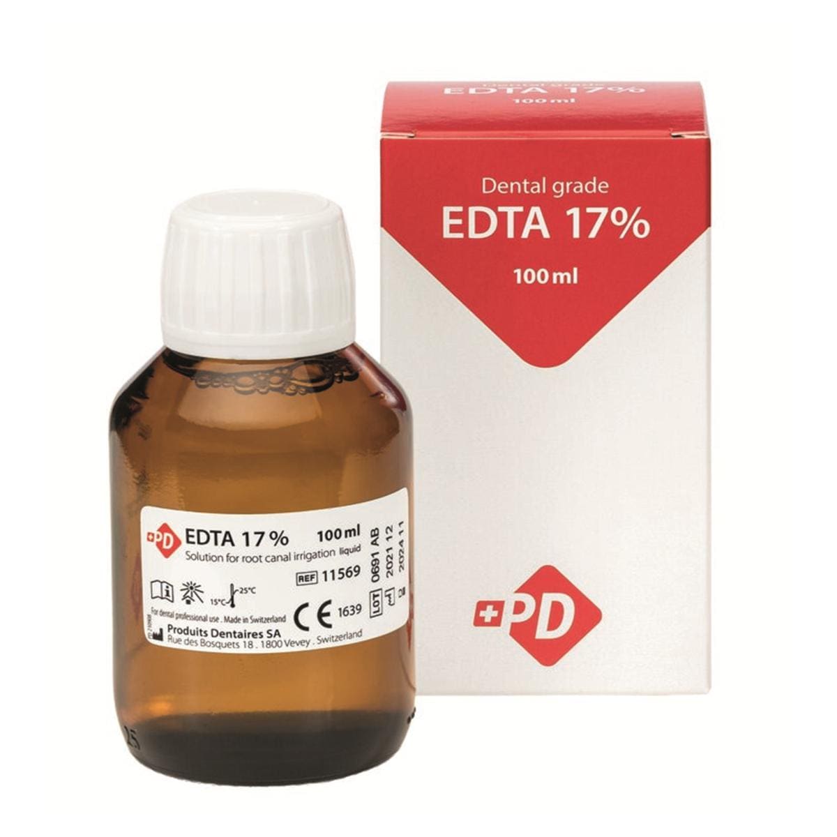 Solution ch�latrice - EDTA 17 % - Produits Dentaires - Flacon 100 ml