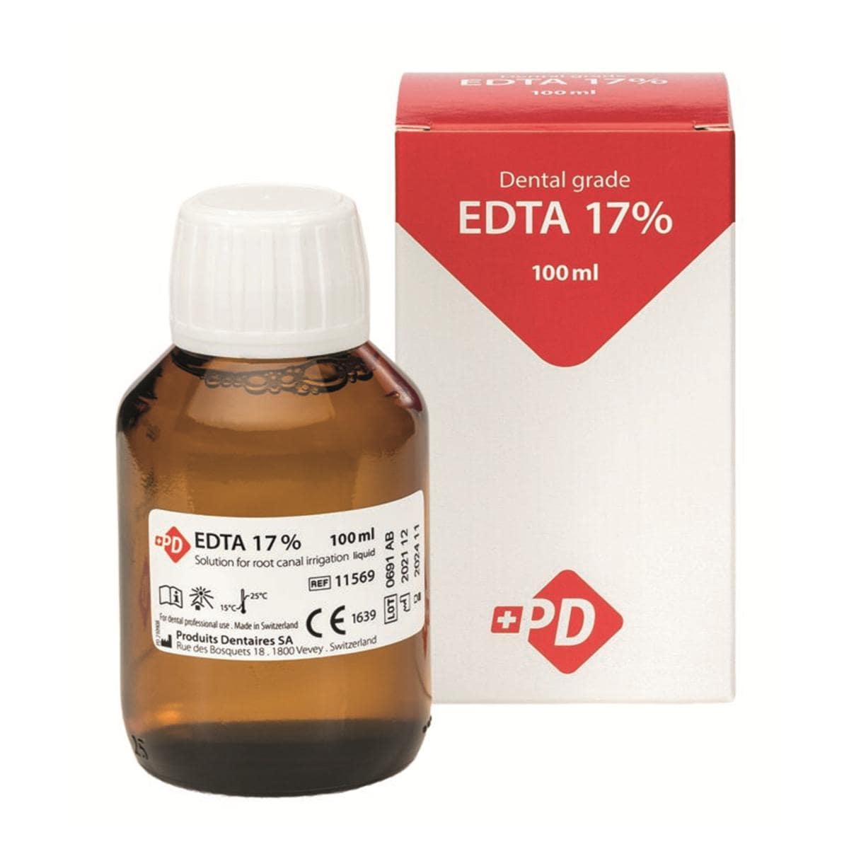 Solution ch�latrice - EDTA 17 % - Produits Dentaires - Flacon 100 ml