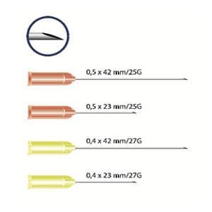 Miraject Luer canule injection 25G 0,5 x 42mm - 254210 - HAGER & WERKEN