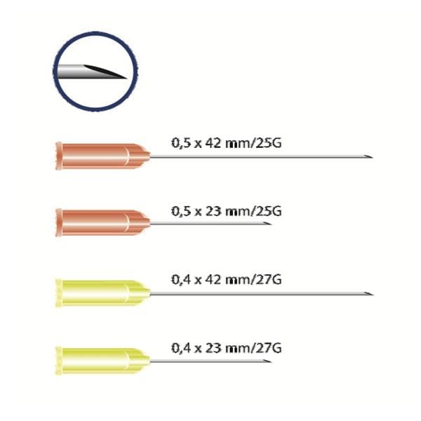 Miraject Luer canule injection 25G 0,5 x 42mm - 254210 - HAGER & WERKEN