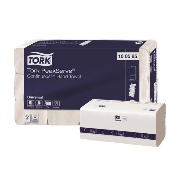 Essuie-mains continus PeakServe H5 - Bote de 12x410 - TORK