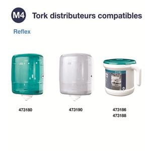 Essuie-mains M4 blanc - lot de 6 bobines - Tork