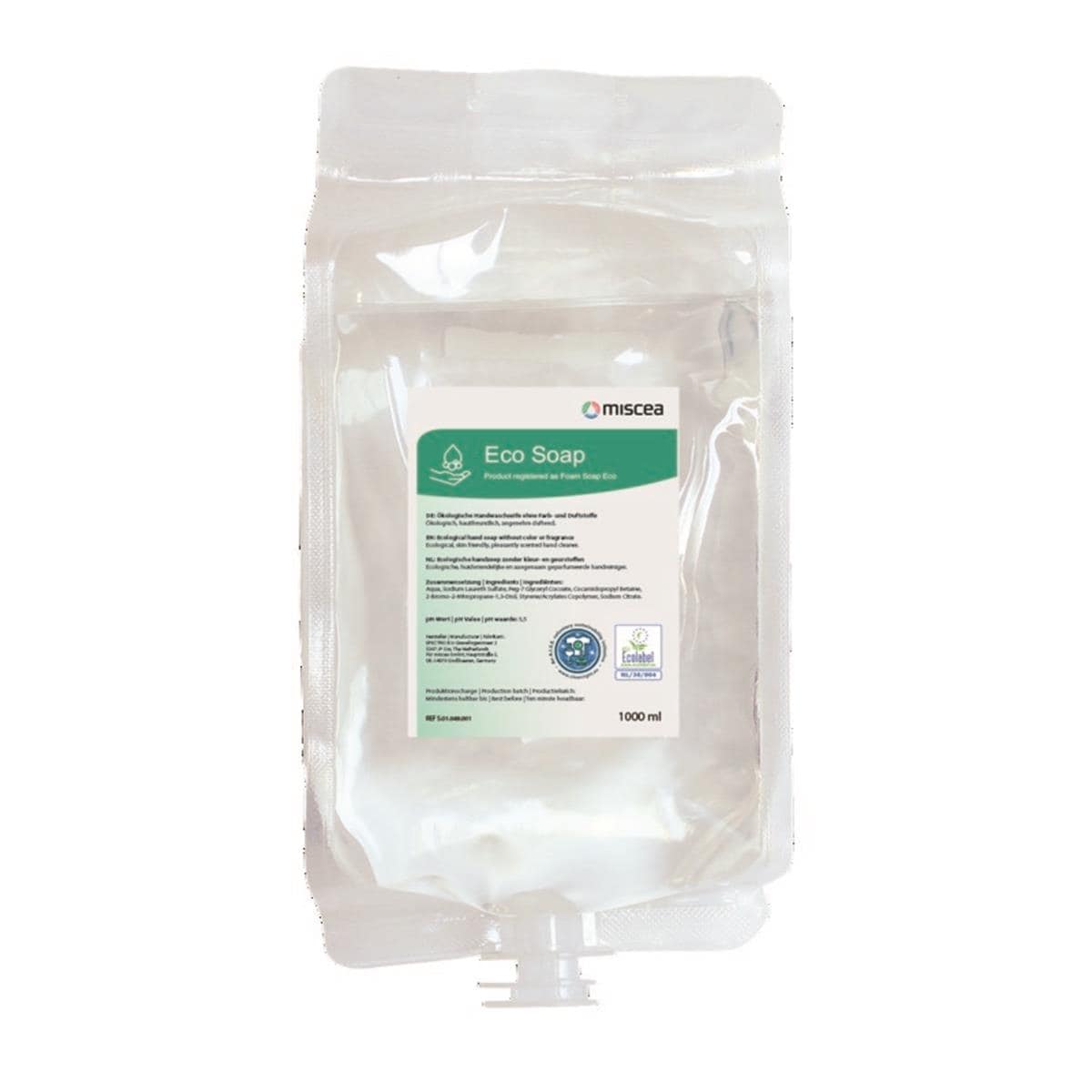 Ecosoap poche souple 1 litre (6) MISCEA