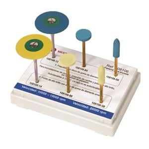 Kit polissage et finition Zircone 2 tapes MESTRA