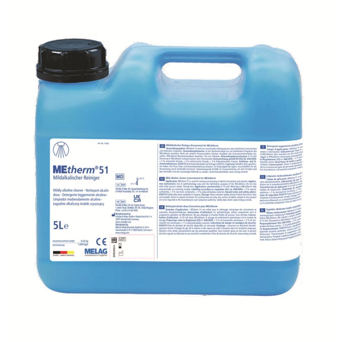MEtherm 51 - Bidon de 5L - MELAG