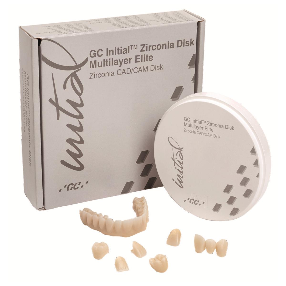 Initial Zirconia Disk Multilayer Elite - A1 - 20x98,5mm - GC