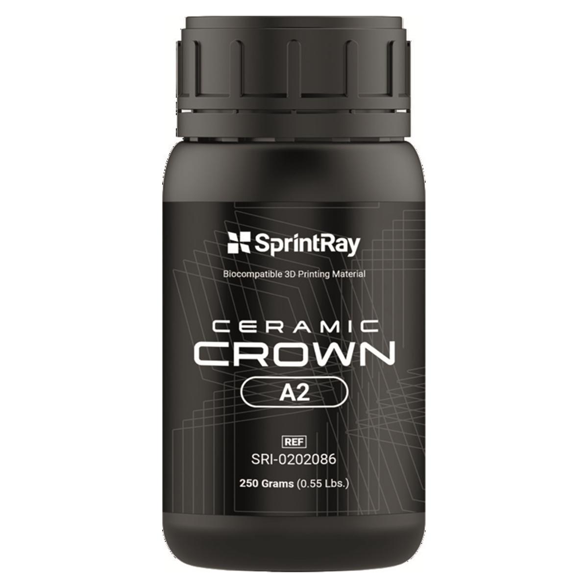 Bouteille rsine SprintRay Ceramic Crown 250 g Bleach